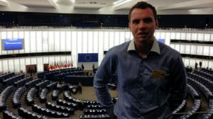 Kieran Foley; Inside the European Parliament where Brexit is currently the main issue of concern